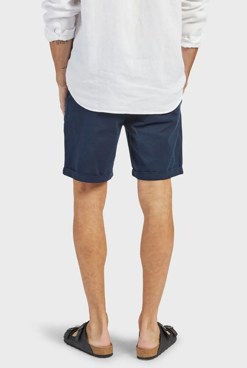 Slim Fit Stretch Cotton Chino Casual Shorts