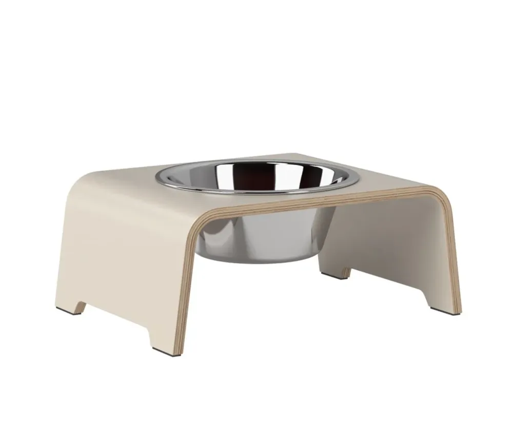 Raised Single Easy Minimal Pet Feeder