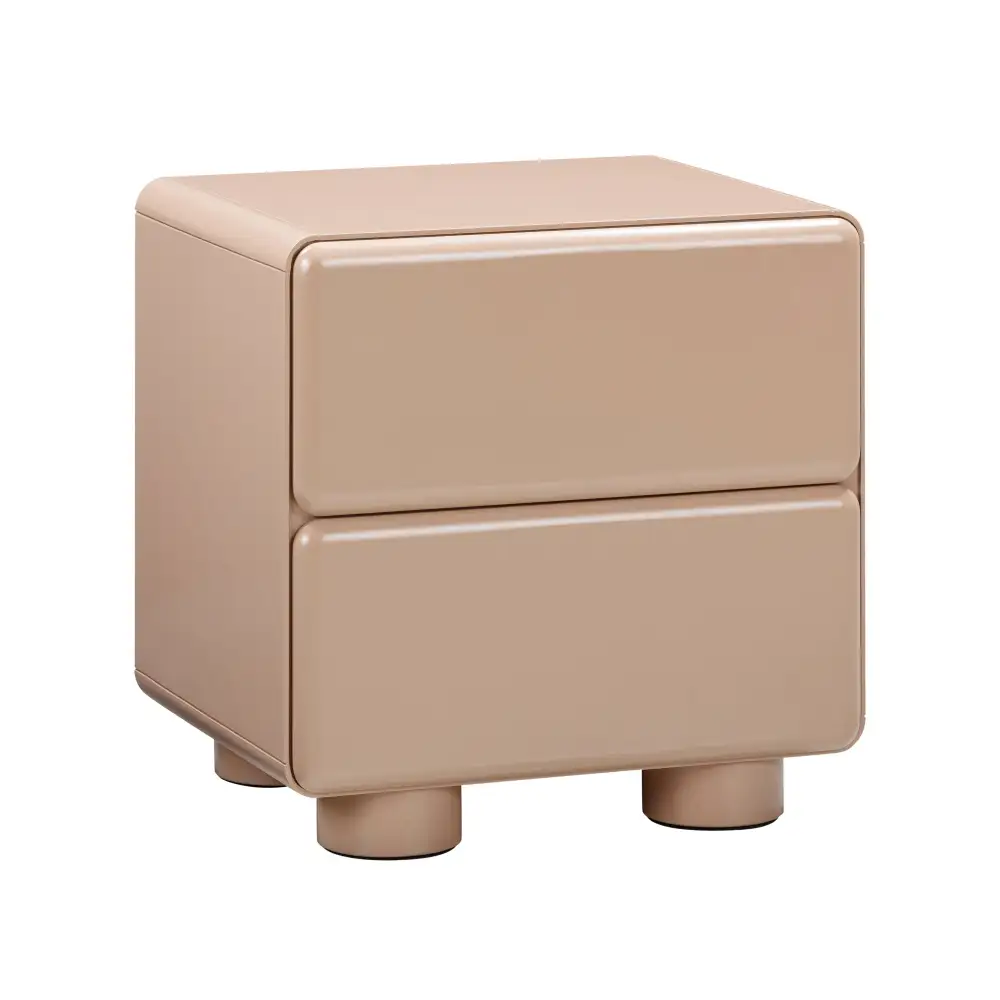 Storage Curved Nightstand