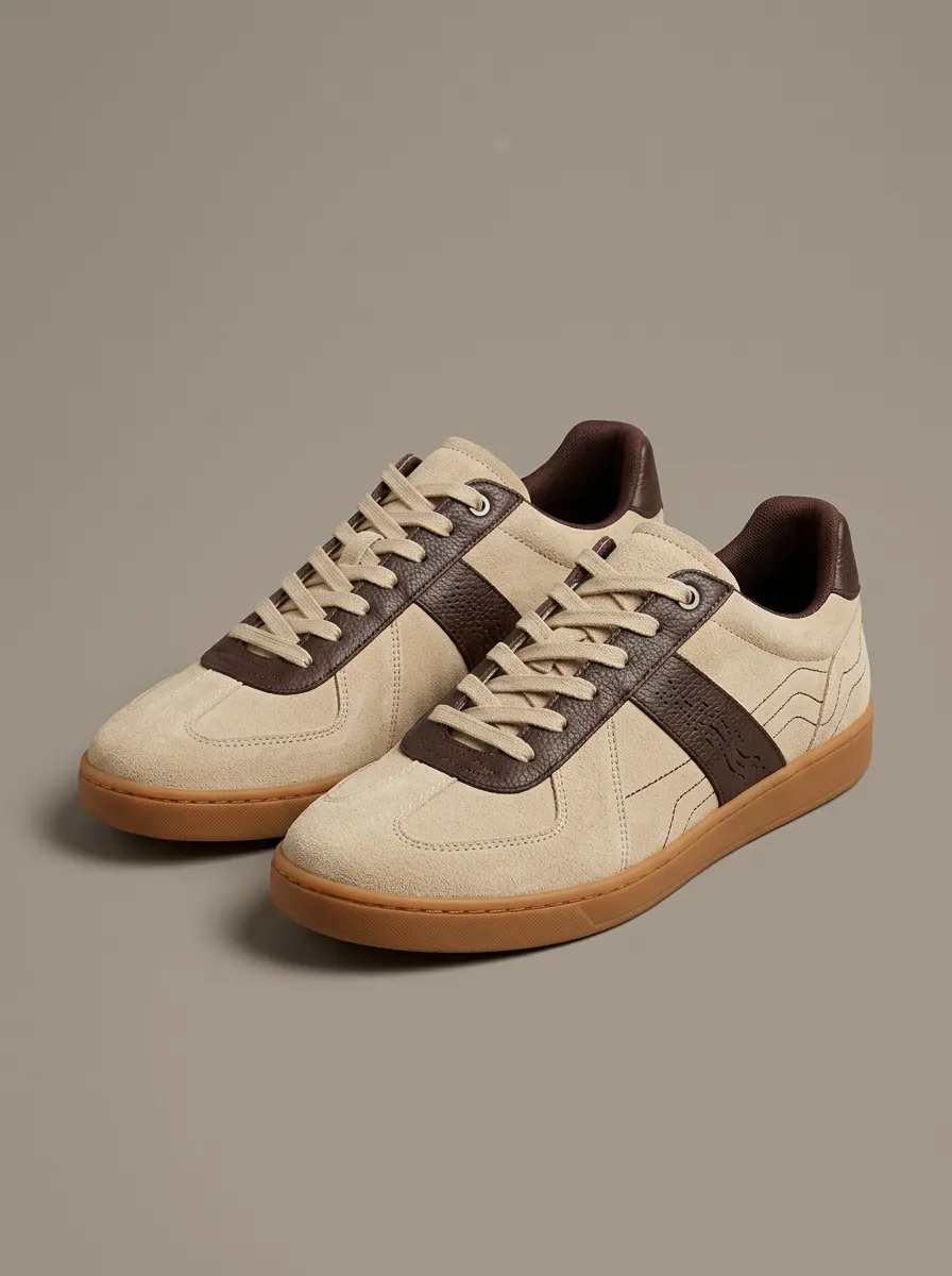 Men's Vintage Style Suede Leather Casual Shoes