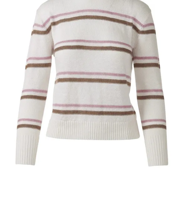 Textured Stripe Crew