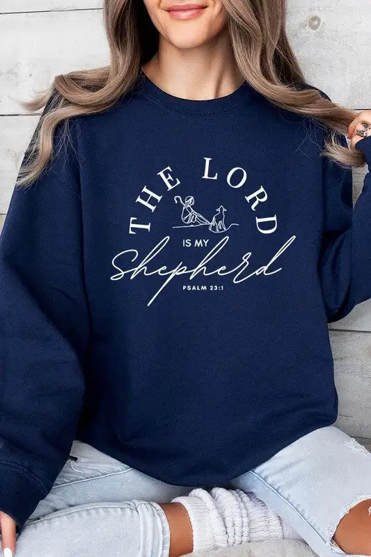 Layered Look Soft Graphic Pullover Sweatshirt