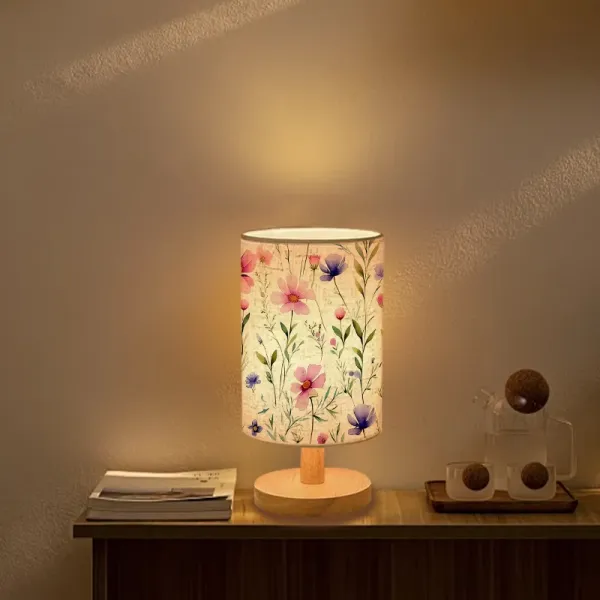 Vintage Floral Desk Lamp
