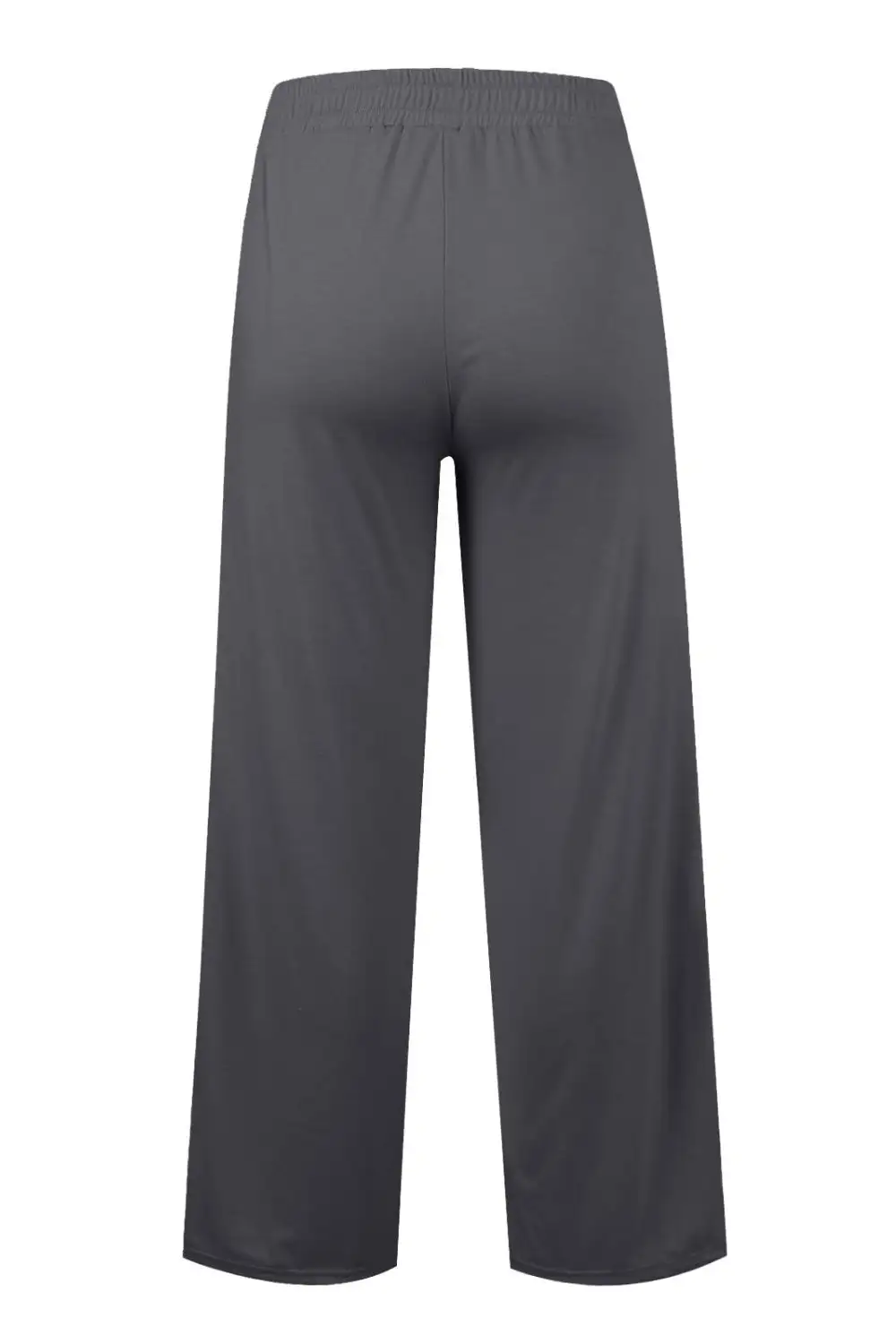 Relaxed Drawstring Elastic Waist Wide Leg Pants