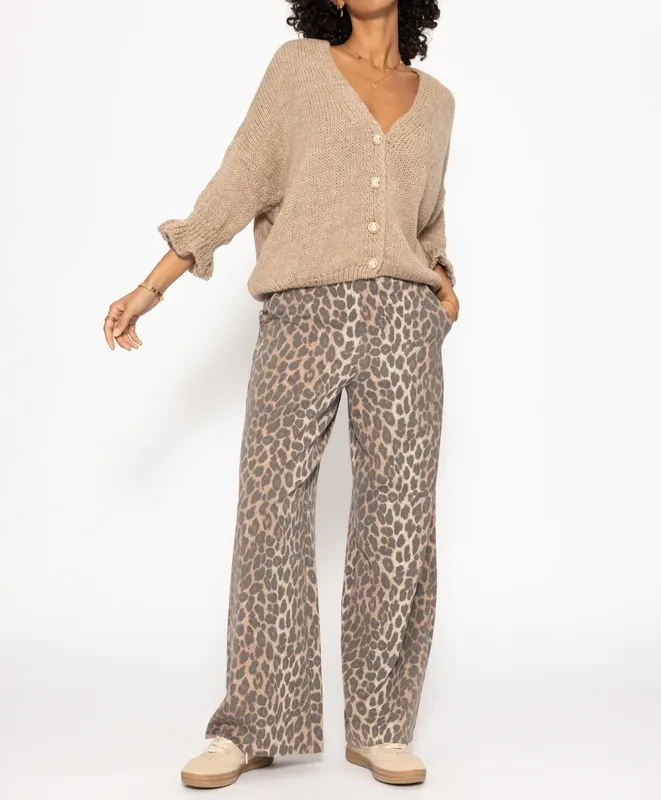 Brown Animal Everyday Pants