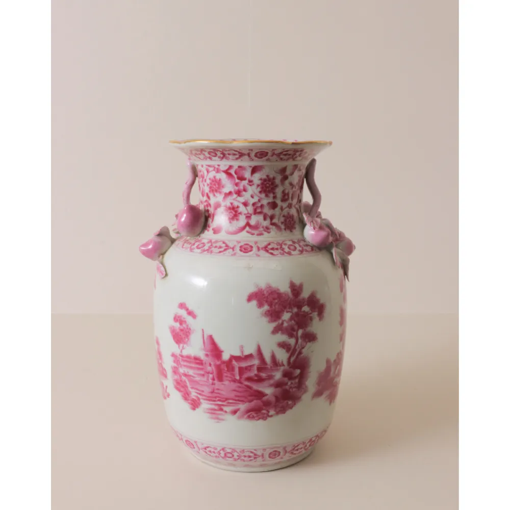 Pomegranate Ironstone Vase