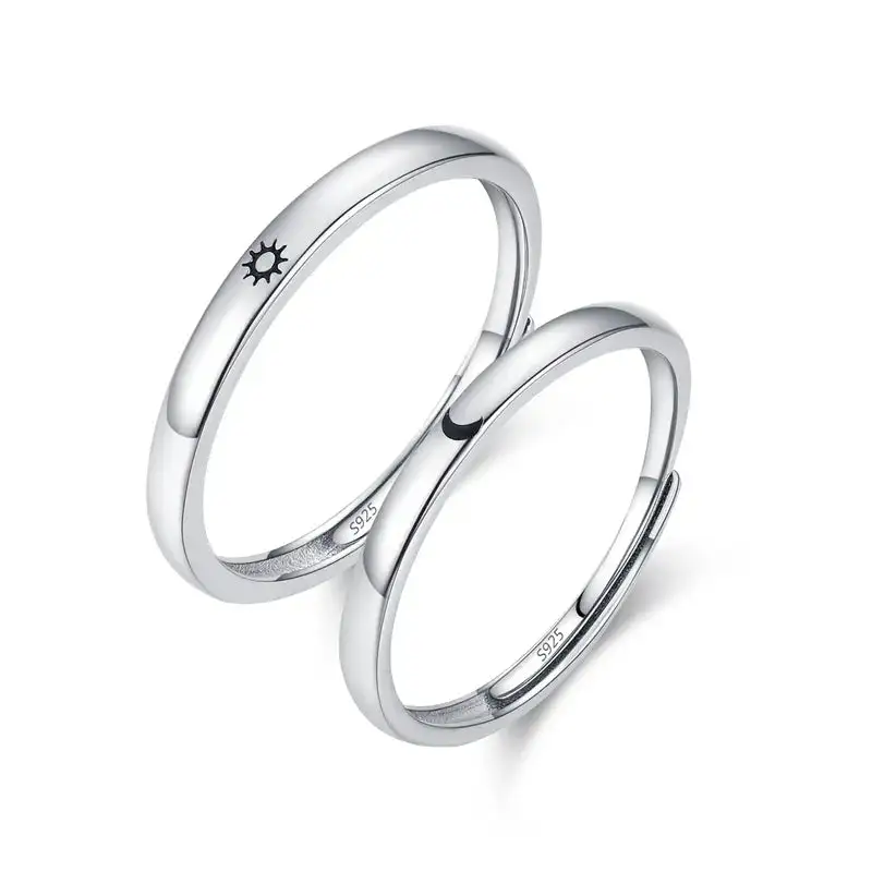 Minimalist Sun Moon Ring