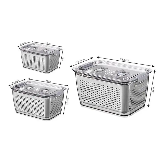 Adjustable Stackable Drawer Kitchen Storage Organizer