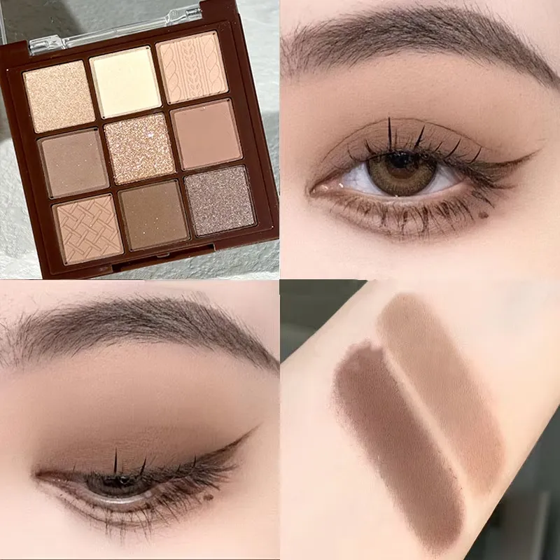 9-Shade Warm Brown Eyeshadow Palette