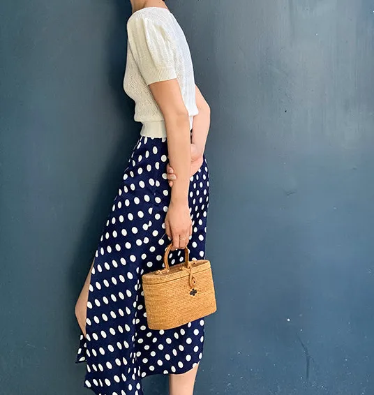 Lightweight Layering Everyday Casual Polyester Skirt