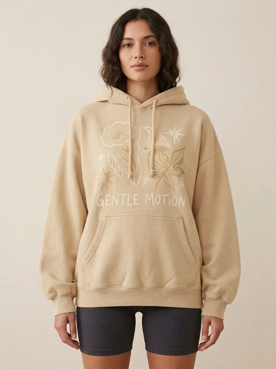 Gentle Motion Floral Star Hoodie
