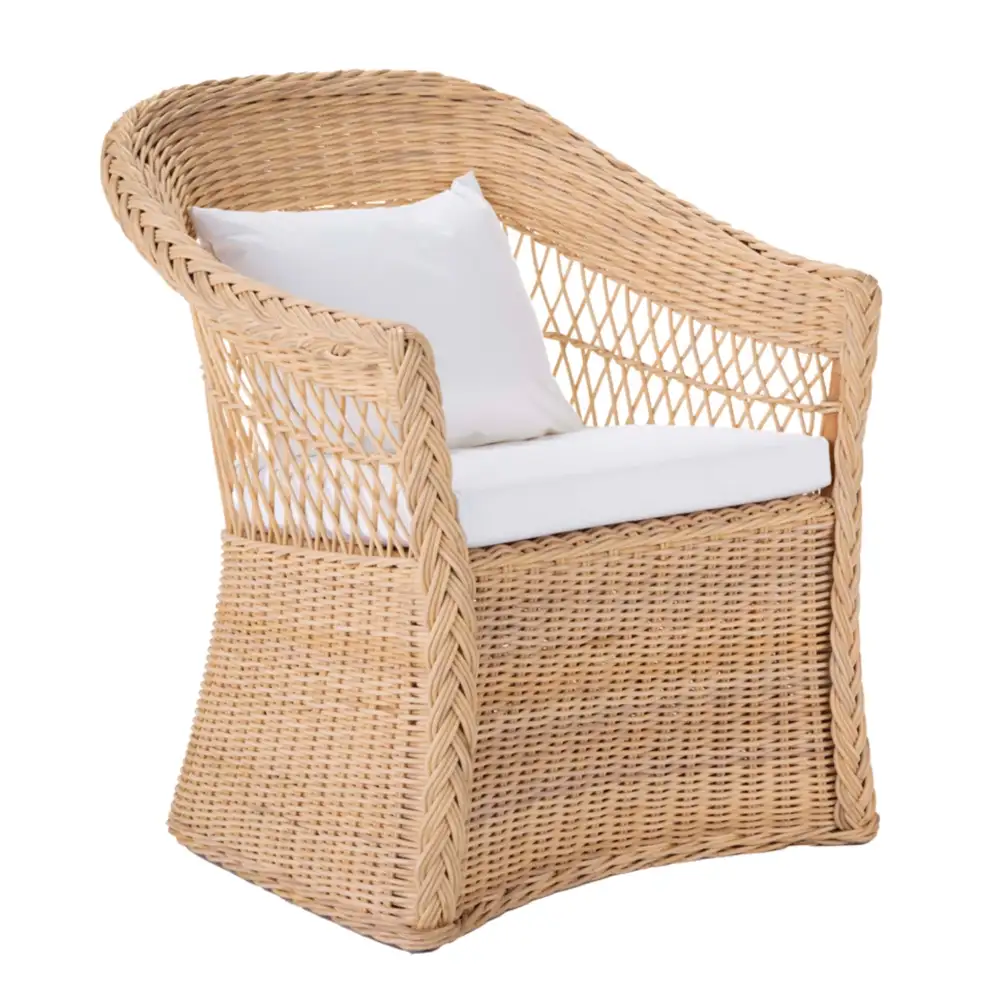 Classic Rattan Accent Chair