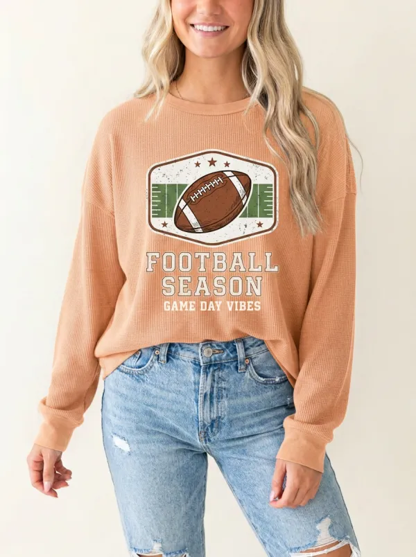 Football Graphic Casual T-Shirt