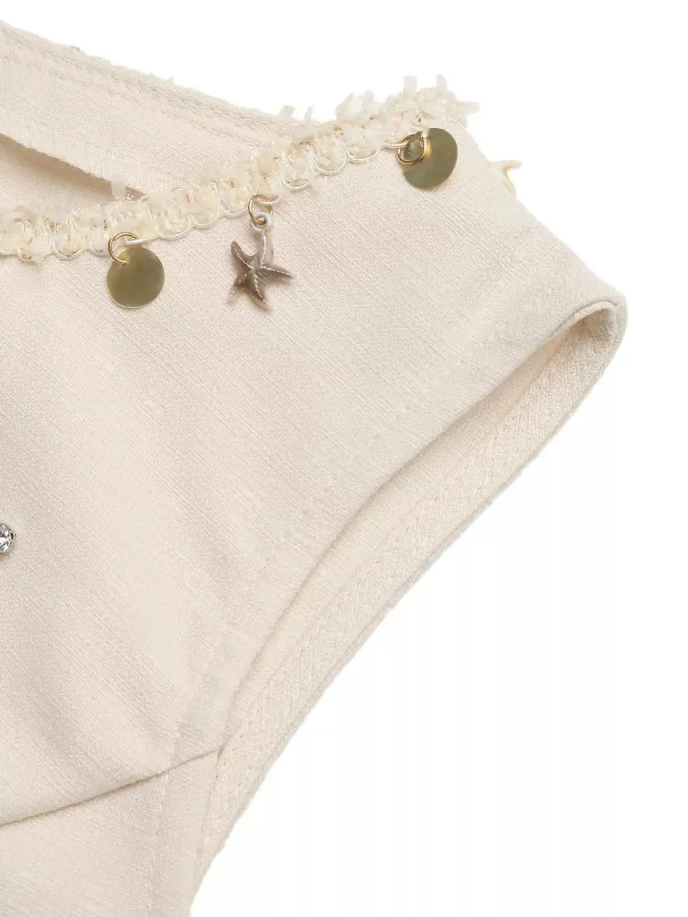 Embellished Sleeveless Top Shorts Set