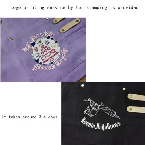 Refined Canvas Cotton Strap Crossback Kitchen Work Apron