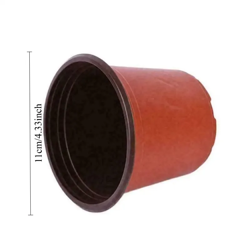 5 Pcs Plastic Plant Nursery Pot