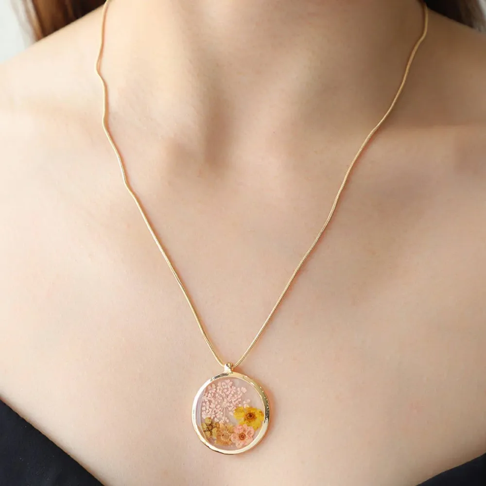 Beaded Floral Necklace