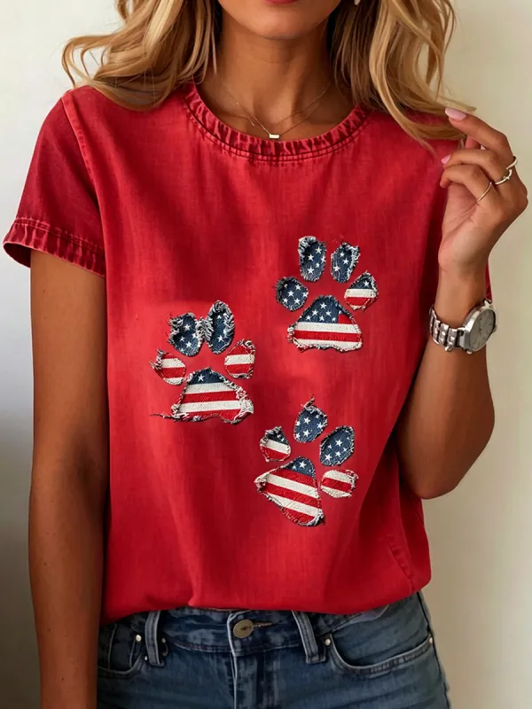 Women's American Paw T-Shirt