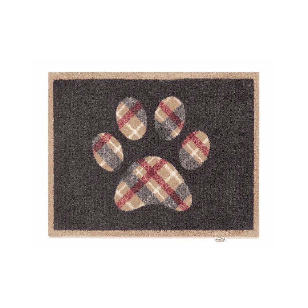 Tartan Paw Door Mat