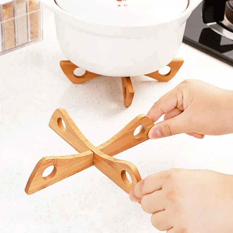 Cross Tray Holder Wooden Removable Table