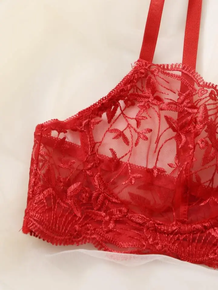 Delicate Sheer Lingerie Set