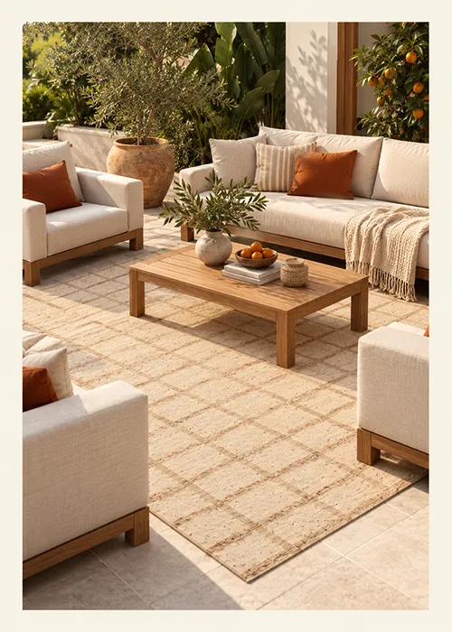 Textural Classic Hand-Knotted Wool Area Rug
