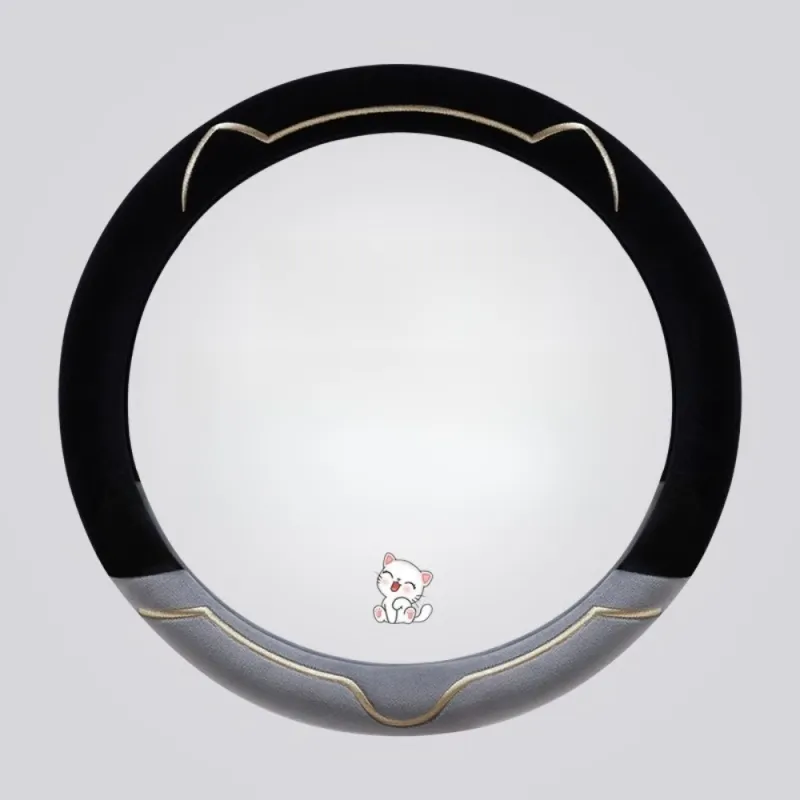 Velvet Car Steering Wheel Cover