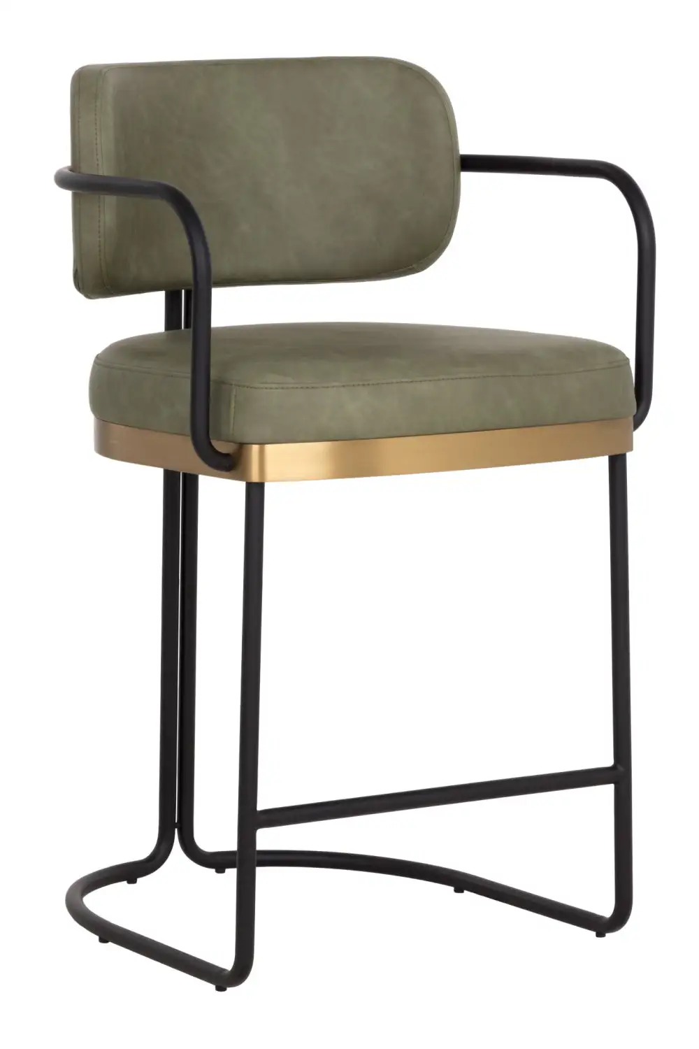 Modern Curved Counter Stool