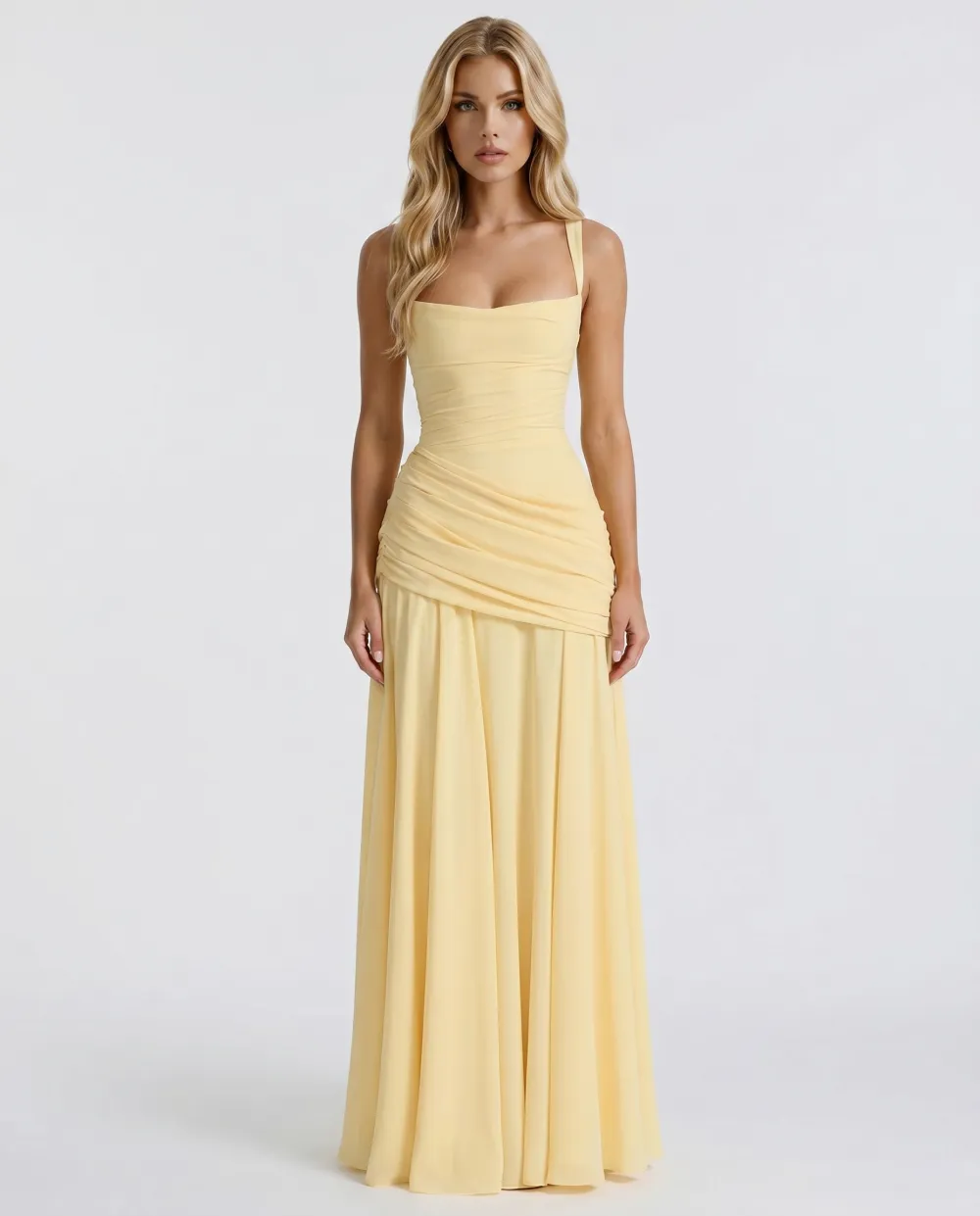 Charlotte Ruched Maxi Dress