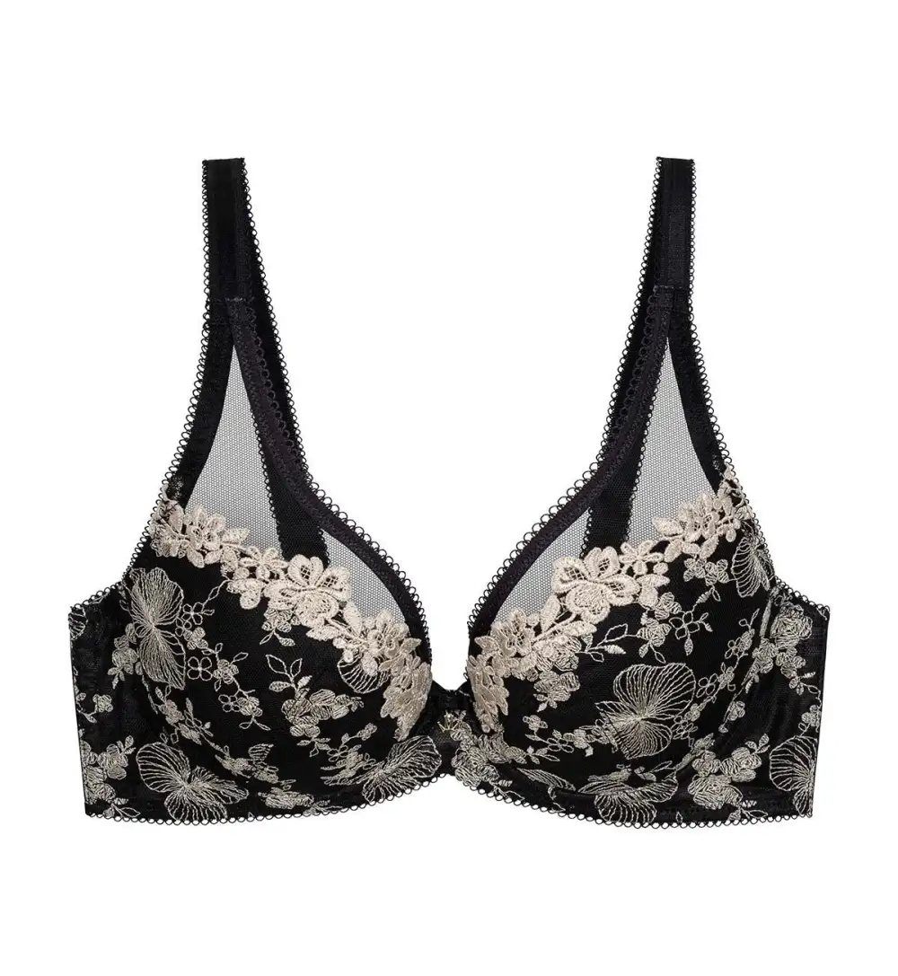 Women's Soft-Feel Wired Padded Mesh Breathable Bra