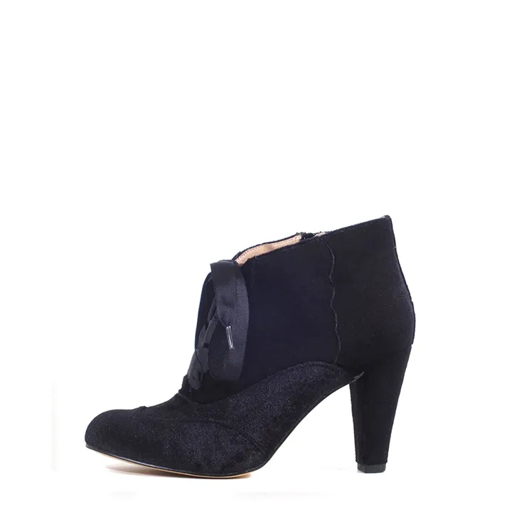 Velvet Enchanting Ankle Boots