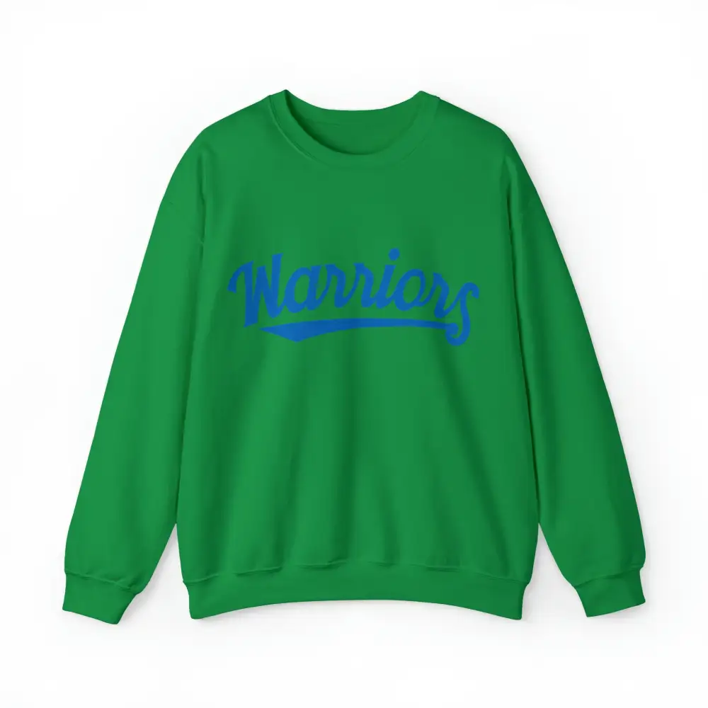 Everyday Script Blue Accent Gold Accent Team Graphic Crewneck Sweatshirt