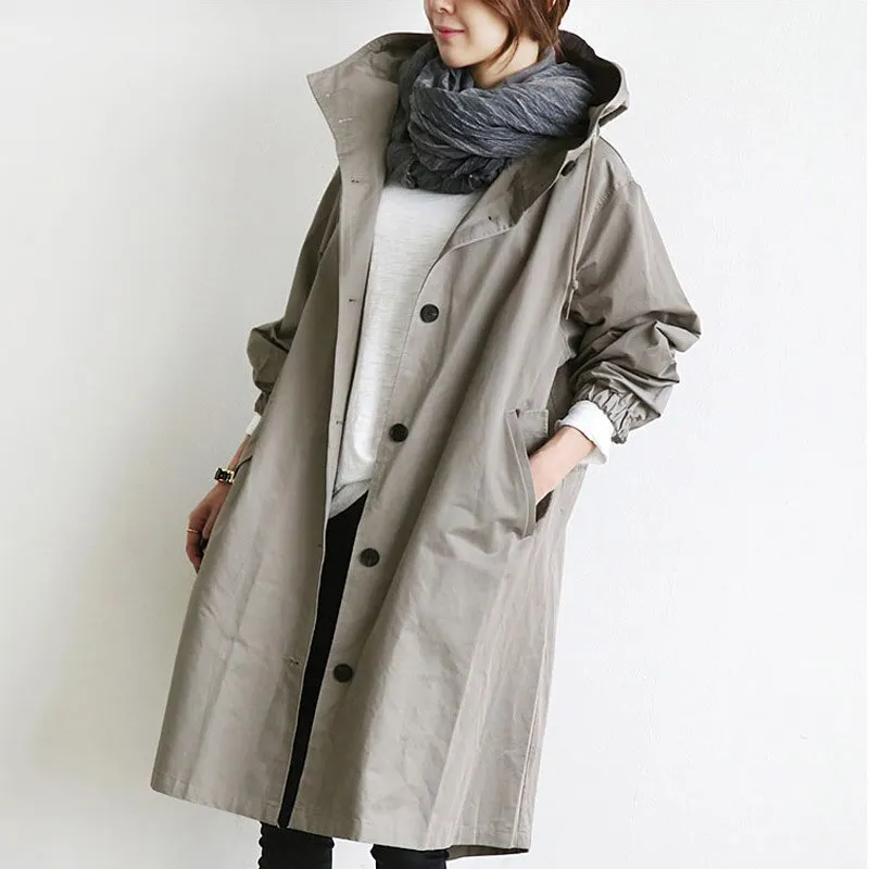 Modern Water Resistant Trench Coat