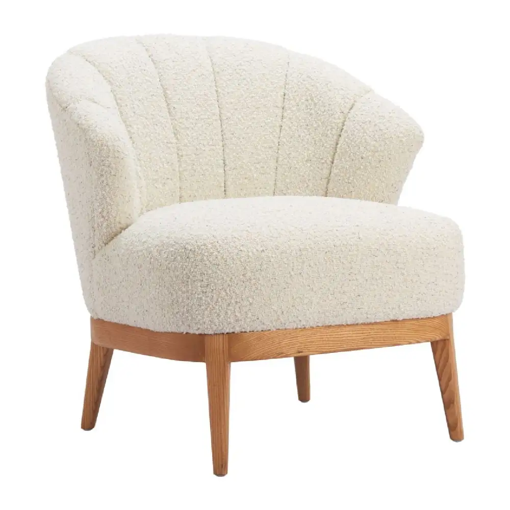 Curved Curved-Back Lounge Chair