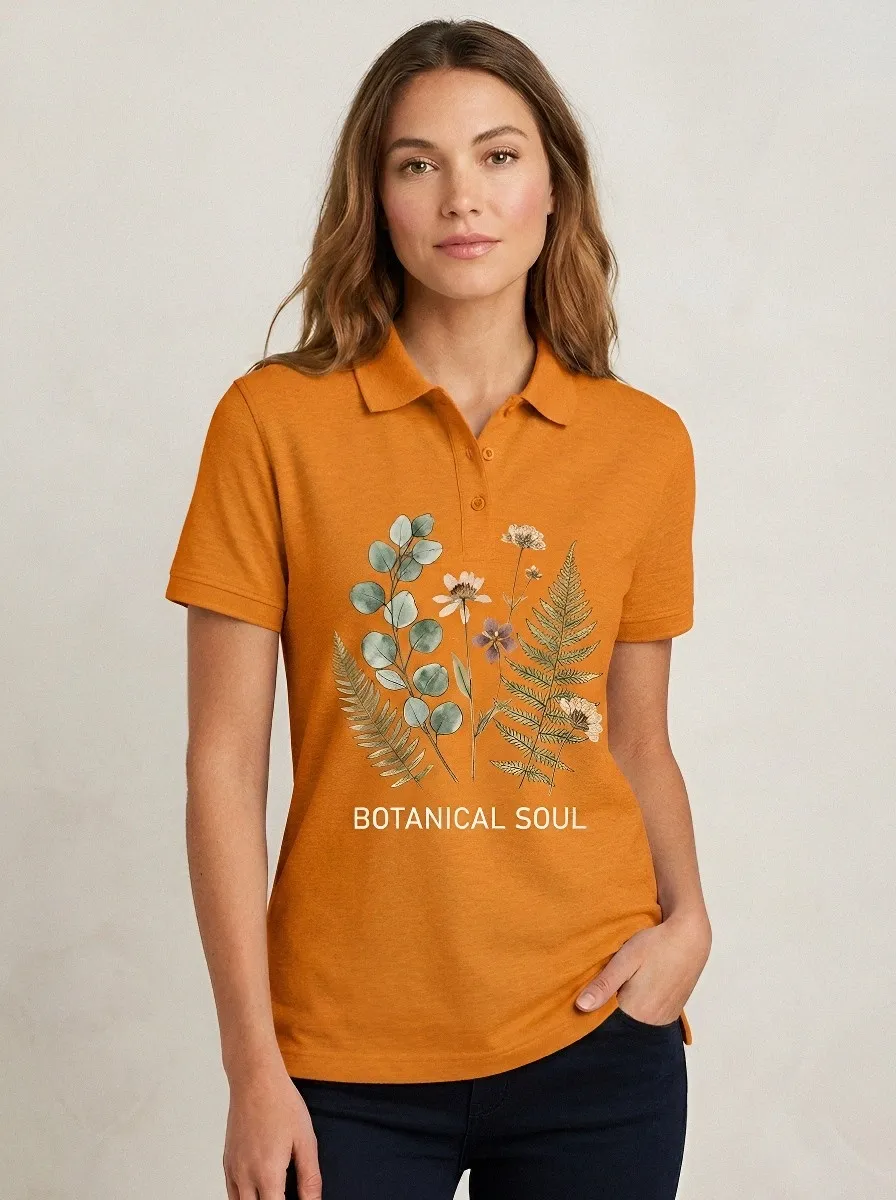 Botanical Soul Nature Casual Shirt Modern