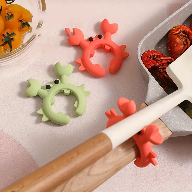 Silicone Crab Utensil Rest
