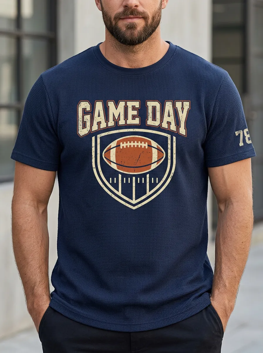 Men's Gridiron Day Shield Graphic T-Shirt