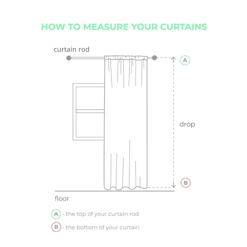 Rod Pocket Multi Lining Linen Curtain