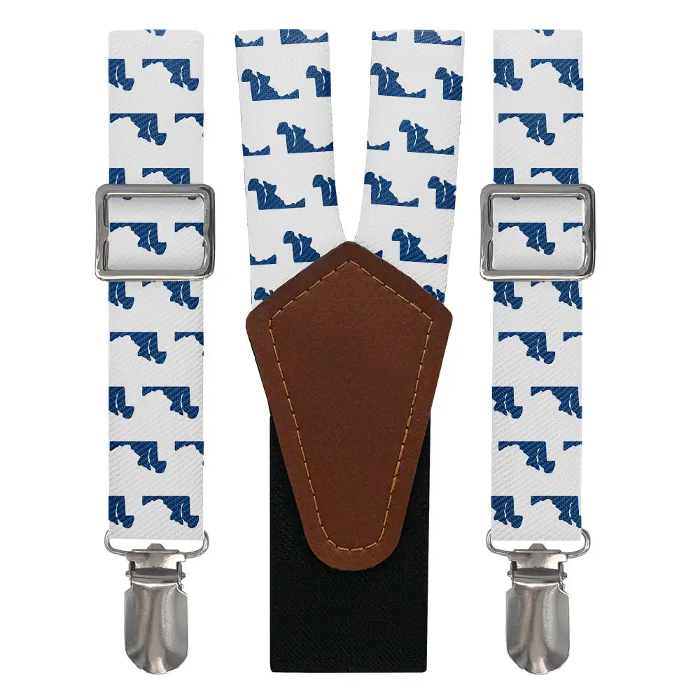 Clean Graphic Motif Suspenders