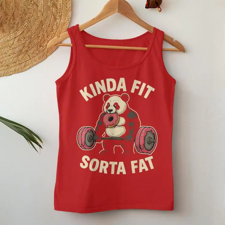 Panda Weightlifting Women Tank Top