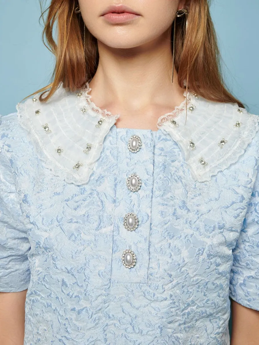 Jacquard Mini Dress