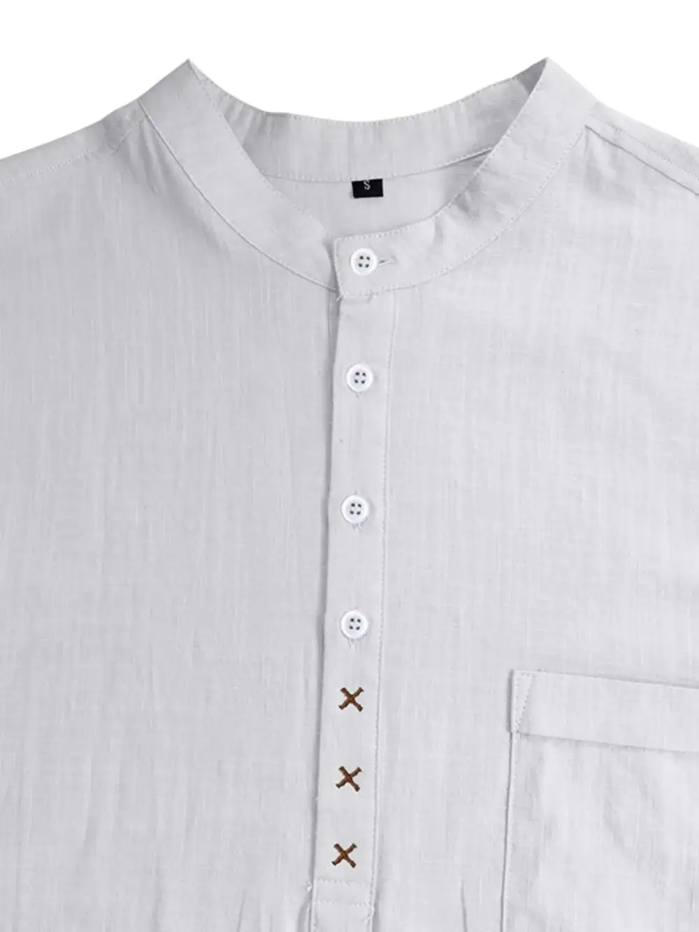 Textured Collared Short Sleeve Polo Shirt