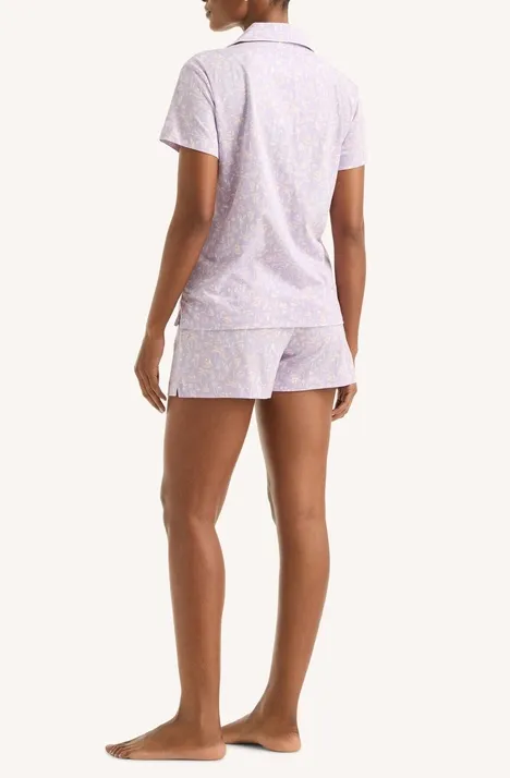 Lilac Shorts Pajama Set