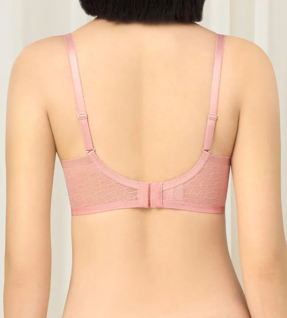 Women's Wired Push-Up Sheer Breathable Bra