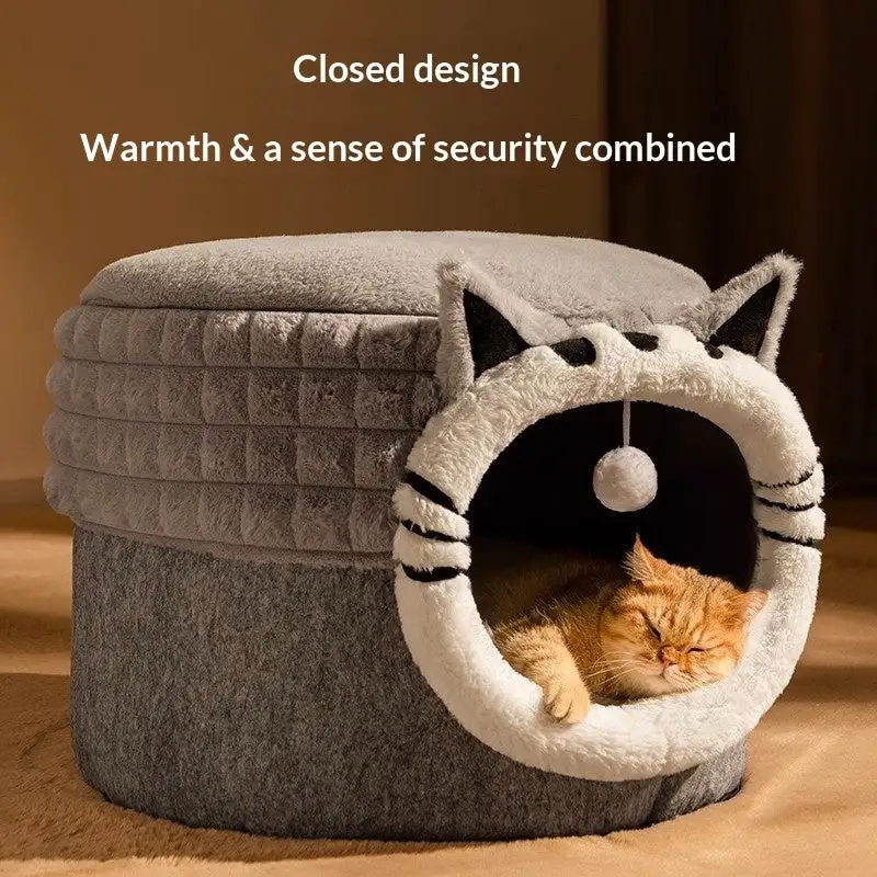 Enclosed Hideaway Cat Bed