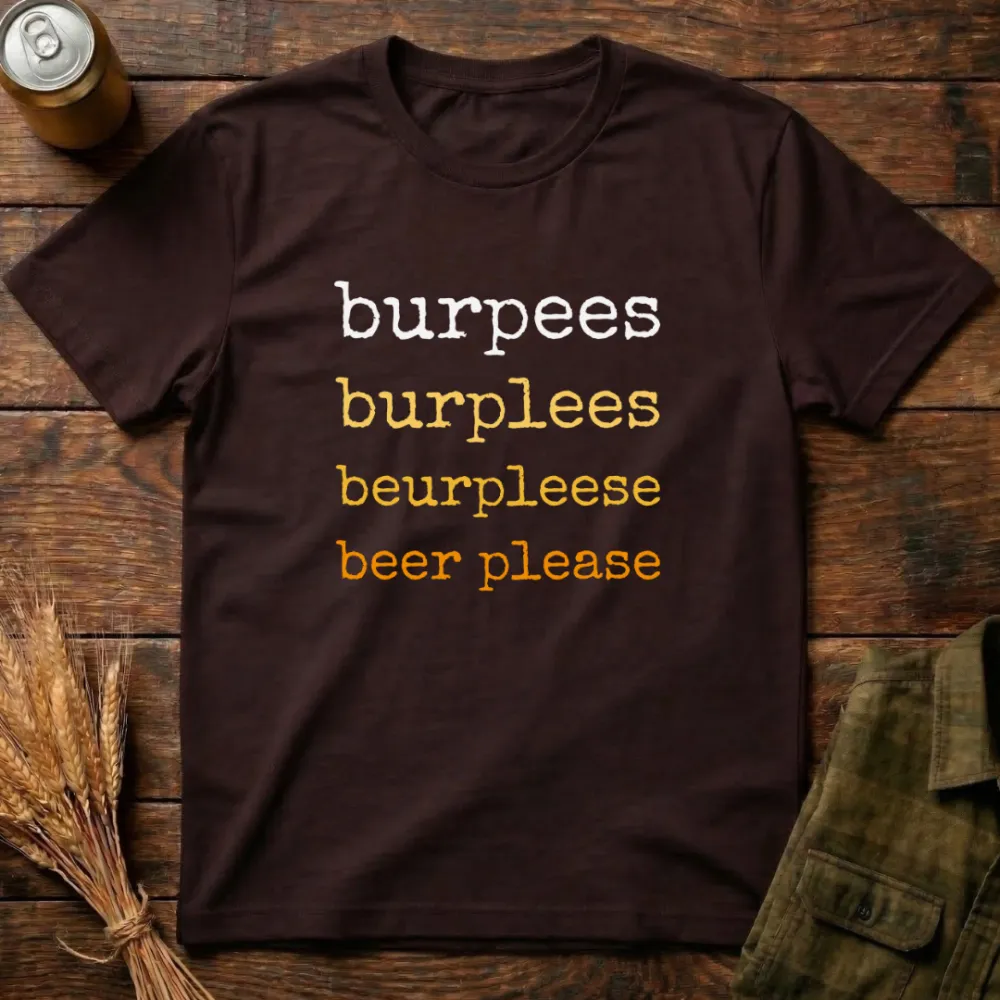Burpees Graphic Cotton T-Shirt