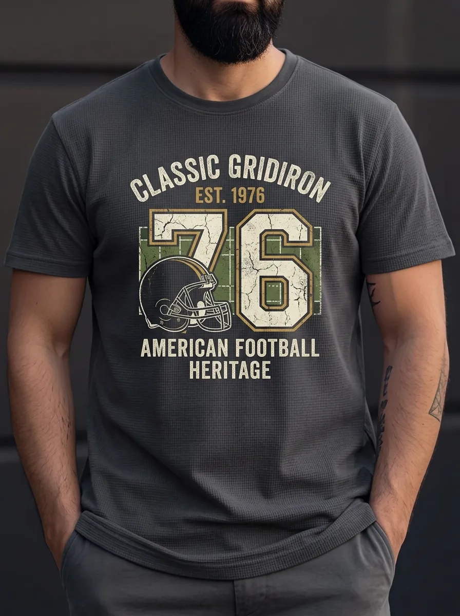 Men's Weekend Gridiron Helmet T-Shirt