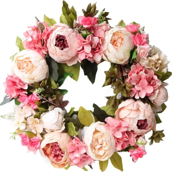 Floral Artificial Round Decorative Botanical Accent