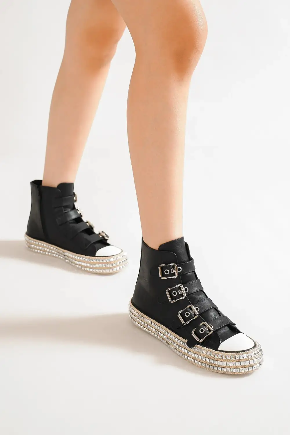 Everyday Platform Buckle Sneakers