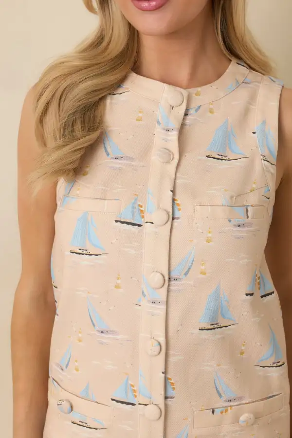 Sleeveless Portside Mini Dress